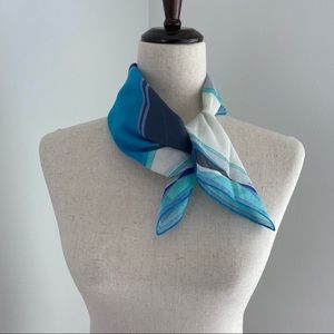 Square silk scarf